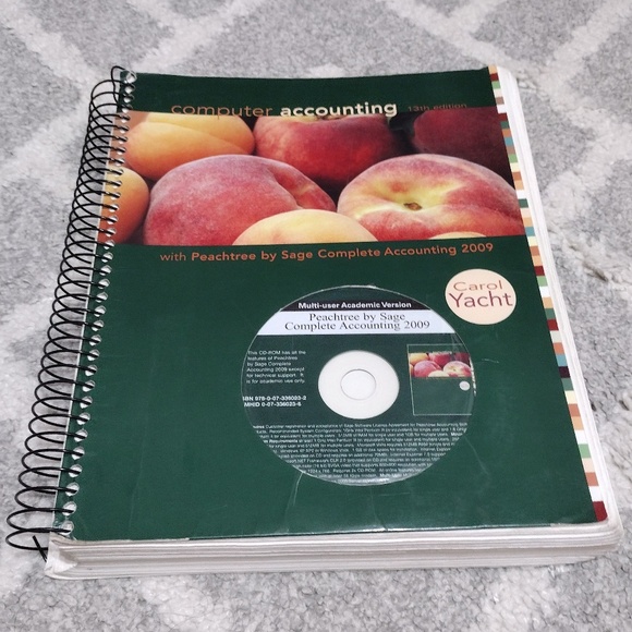 Computer Accounting with Peachtree by Sage Complete 2009 with CD-ROM - Picture 1 of 3